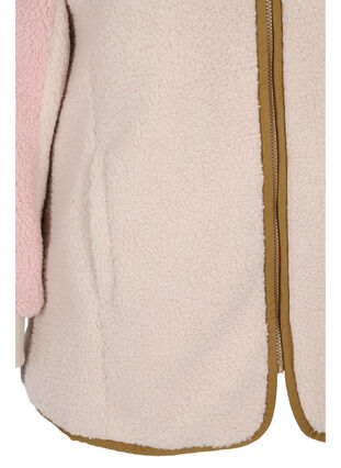 Veste en peluche avec fermeture éclair et poches, Rose Comb, Packshot image number 3