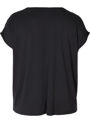 Short-sleeved blouse with sBlouse à manches courtes avec smock, Moonless Night, Packshot image number 1