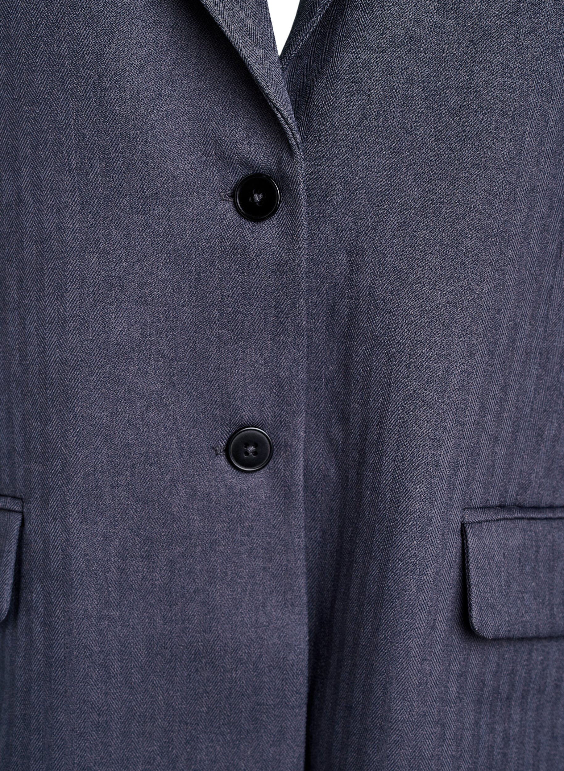 ZizziBlazer classique avec poches, Gris anthracite, Packshot image number 2