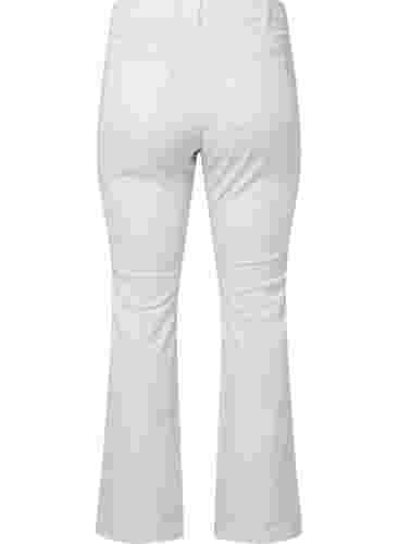 Ellen bootcut jeans met hoge taille, White, Packshot image number 1