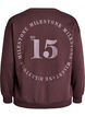 Sweatshirt avec d&eacute;tail statement, Marron, Packshot image number 1