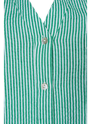 Chemise en coton rayée à manches 3/4, Jolly Green Stripe, Packshot image number 2