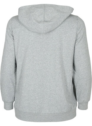 Sweat hoodie, Light Grey Melange, Packshot image number 1