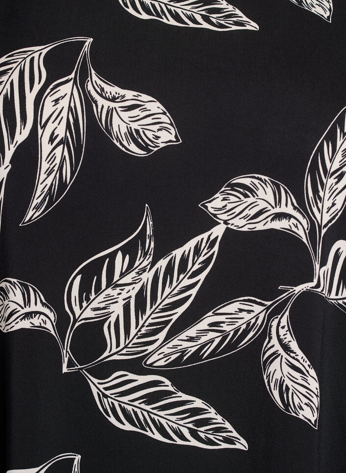 FLASH - Jurk van viscose met coupenaad, Zwart, Packshot image number 2