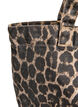 Denim shopper met luipaardprint, Bruin, Packshot image number 2