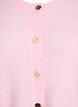Cardigan en maille douce avec boutons dor&eacute;s, Rose, Packshot image number 2