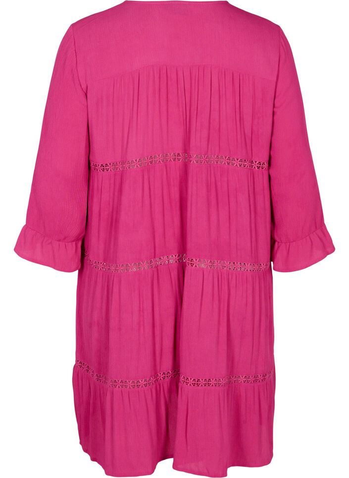 Viscose strandjurk, Raspberry Rose, Packshot image number 1