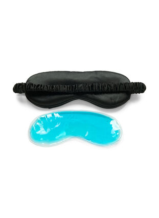 Masque de sommeil avec insert en gel, Black, Packshot image number 3