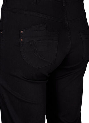 Jean Gemma coupe classique taille haute, Black, Packshot image number 3