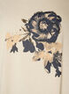 T-shirt avec imprim&eacute; d&eacute;coratif sur le devant, Vanille, Packshot image number 2