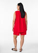 Korte broek met zakken en elastische tailleband, Rood, Model image number 2