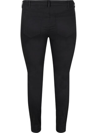 Cropped Amy jeans met knopen, Black, Packshot image number 1