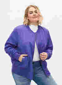 Blouson bombardier avec poches, Purple Opulence, Model