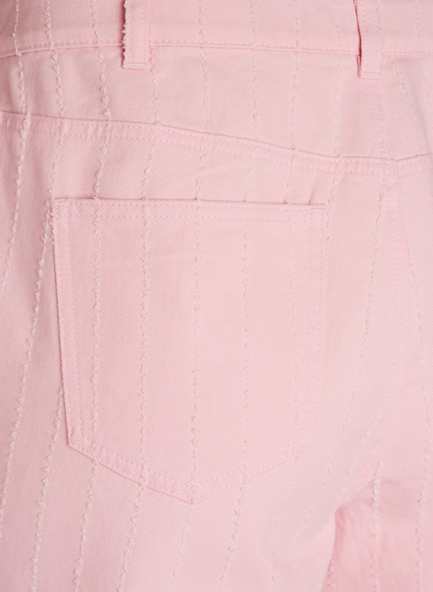 ZizziMyra jeans in gekleurd denim met wide fit en een gestructureerd patroon, Rood, Packshot image number 3