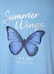 Katoenen T-shirt met V-hals en print aan de voorkant, 0698, Packshot image number 2