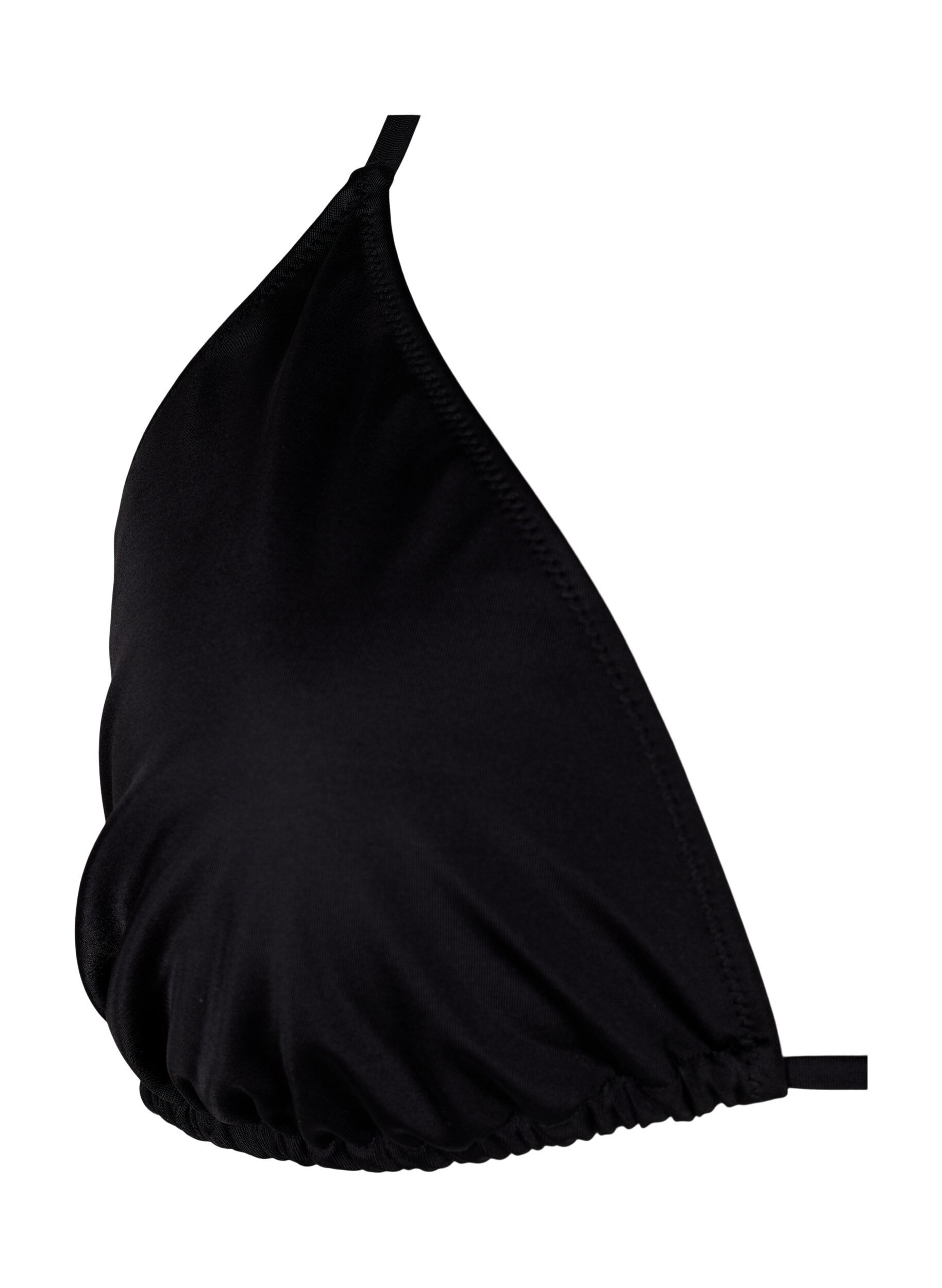 ZizziDriehoeksbikini beha, Zwart, Packshot image number 2