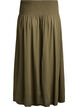 FLASH - Maxi rok in viscose met smokwerk, Groen, Packshot image number 1