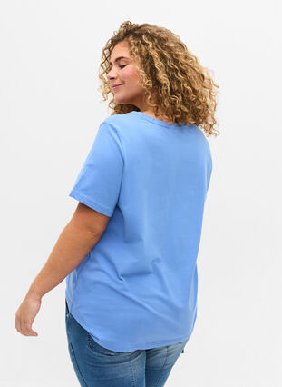 T-shirt à manches courtes avec imprimé, Ultramarine / N.Sky, Model image number 1