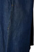 Robe en jean en lyocell avec boutons et manches courtes, Bleu, Packshot image number 3