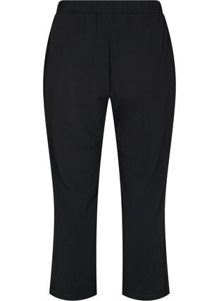 Pantalon court avec largeur, Black, Packshot image number 1