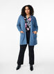 Cardigan en tricot c&ocirc;tel&eacute; avec poches, Bleu, Model image number 1