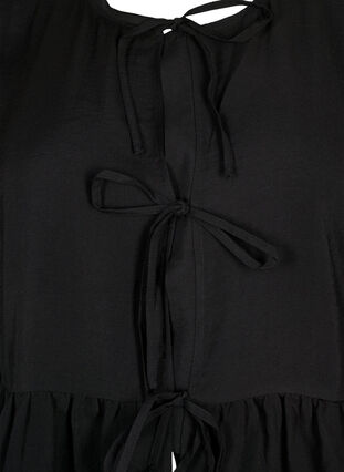 Viscose blouse met anglaise borduursel, Black, Packshot image number 2