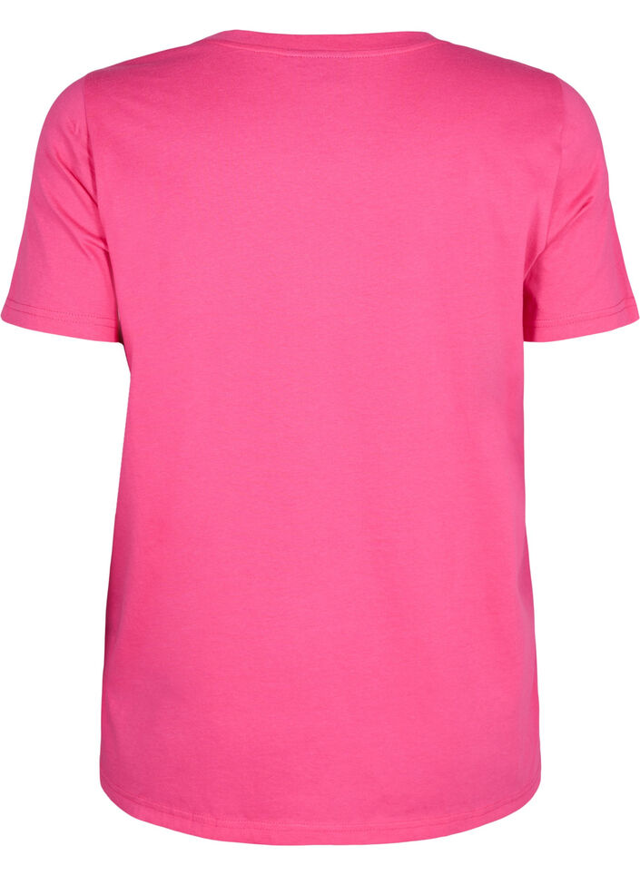 T-shirt en coton avec texte doré, R.Sorbet w.Gold Love, Packshot image number 1