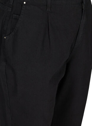 Jean en coton coupe ample, Black , Packshot image number 2