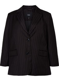 Veste à rayures fines, Black W. Pinstripe, Packshot