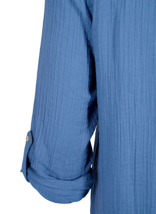 Tunique en coton avec broderie anglaise, Moonlight Blue, Packshot image number 3