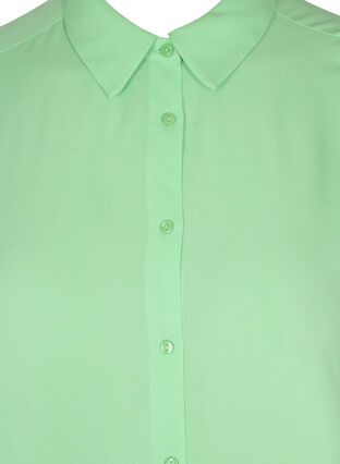 Lange viscose blouse met 2/4 mouwen, Summer Green, Packshot image number 2