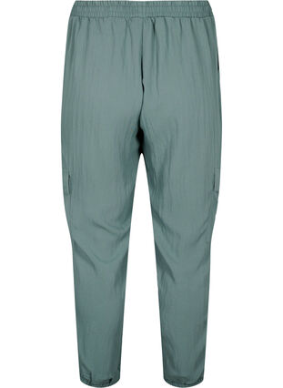 Pantalon ample en viscose avec grandes poches, Balsam Green, Packshot image number 1