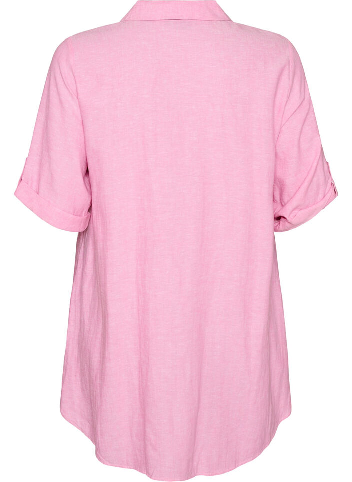 Tuniek van linnen en viscose met A-vorm, 2169, Packshot image number 1