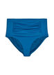 Bas de bikini &agrave; taille haute, Bleu, Packshot image number 0