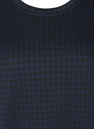Robe à carreaux à manches courtes, Navy, Packshot image number 2