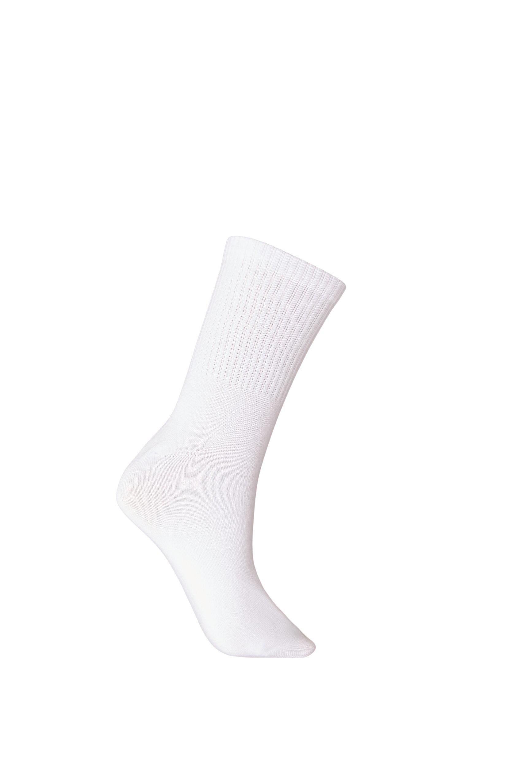 Zizzi Chaussettes en coton &agrave; motifs, Blanc, Packshot image number 1