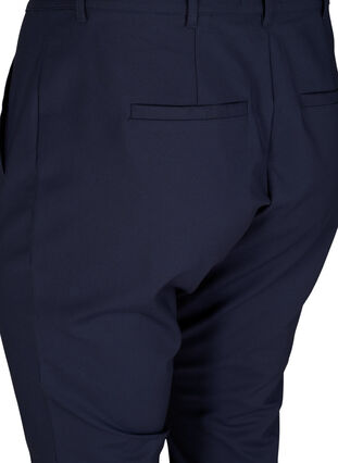 Pantalon classique à taille haute et longueur cheville, Night Sky, Packshot image number 3