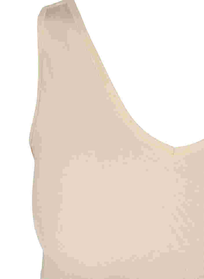 Bh zonder beugel met v-hals, Nude, Packshot image number 2