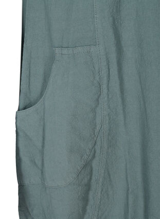 Robe en coton à manches courtes, Balsam Green, Packshot image number 3