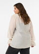 Viscose blouse met ruches en lange mouwen, Vanille, Model image number 2