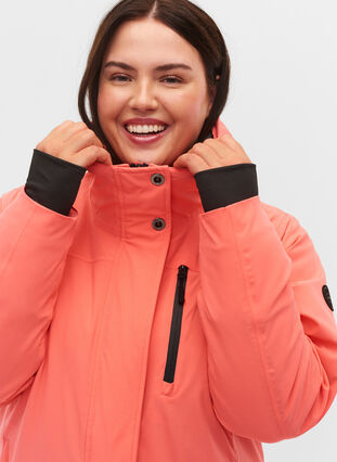 Ski jas met verstelbare onderkant en capuchon, Dubarry, Model image number 2