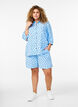 Shirtblouse met 3/4 mouwen, Blauw, Model image number 1