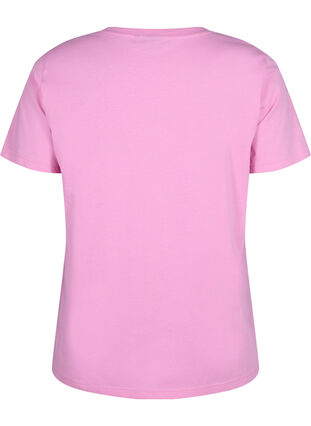 T-shirt en coton à col ras du cou avec impression, RoseBloom W. Love, Packshot image number 1