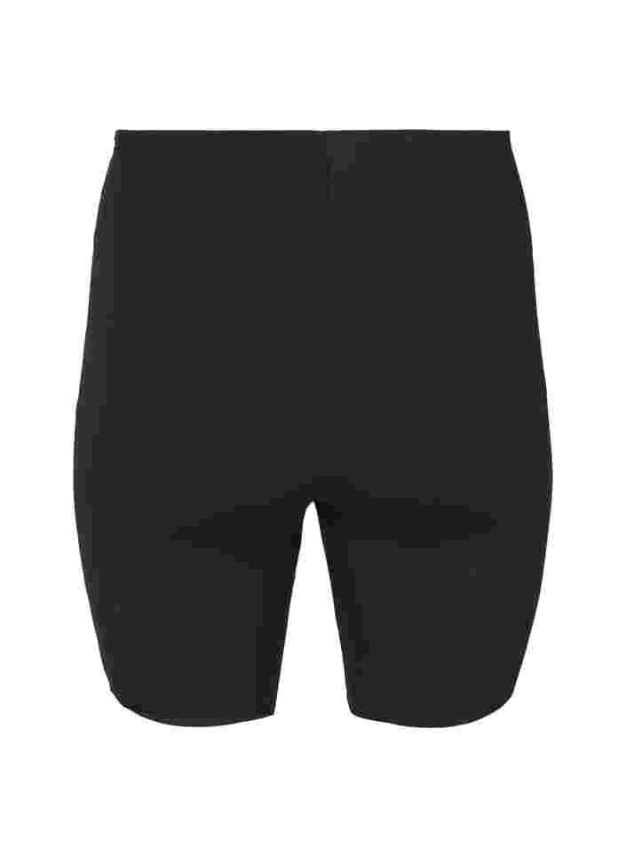 Light shapewear shorts met hoge taille, Black, Packshot image number 1