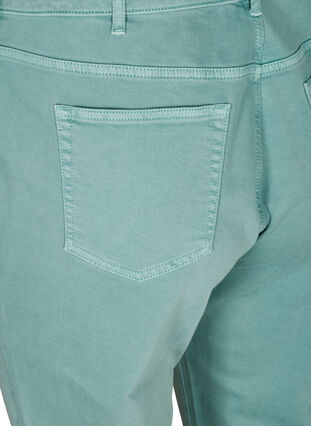 Mom fit jeans in katoen, Chinois Green, Packshot image number 3