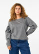 Sweatshirt met contrasterende stiksels, Medium Grey Mél, Model image number 0