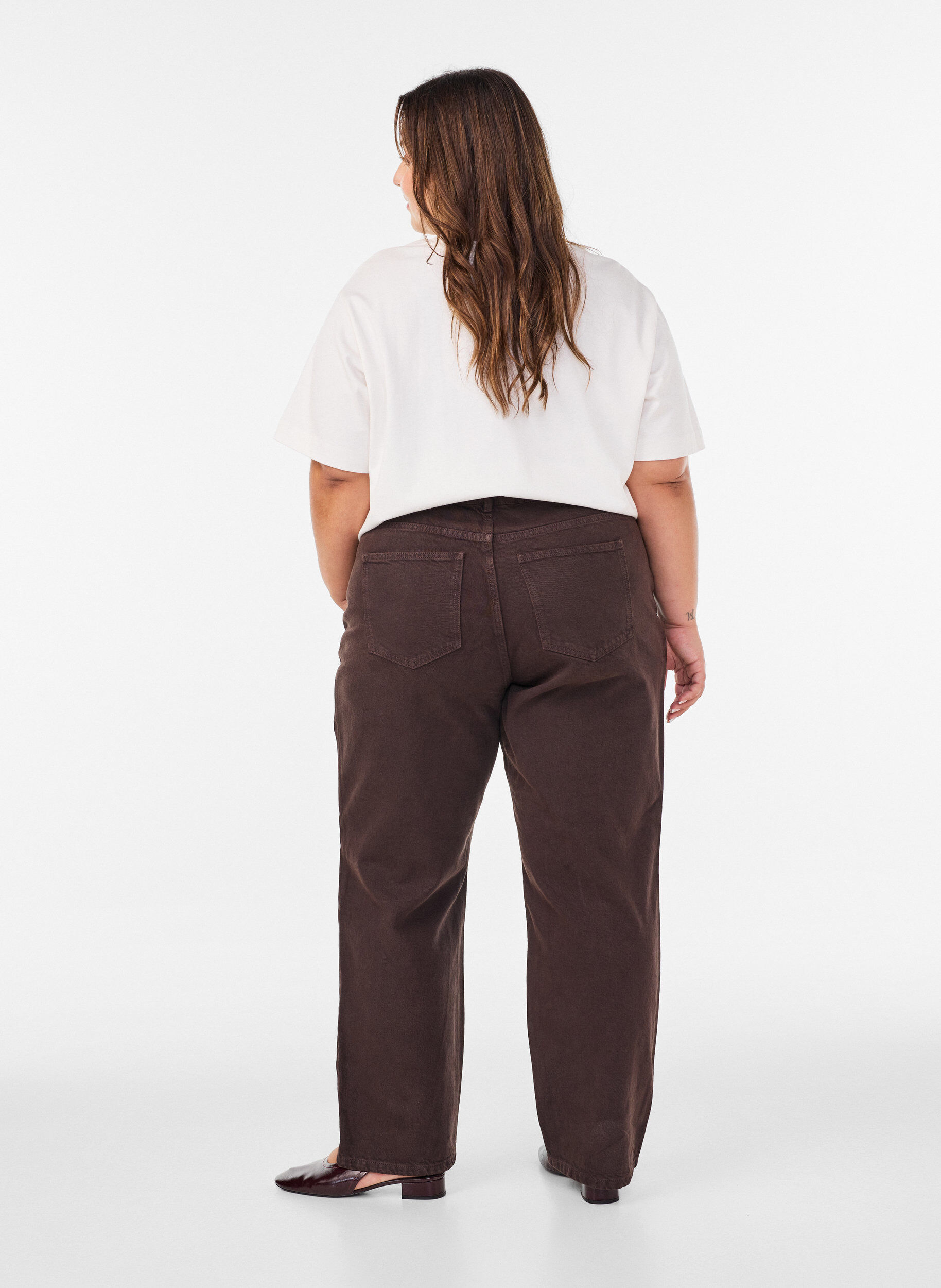 ZizziJean Kiana coupe droite de couleur, Marron, Model image number 1
