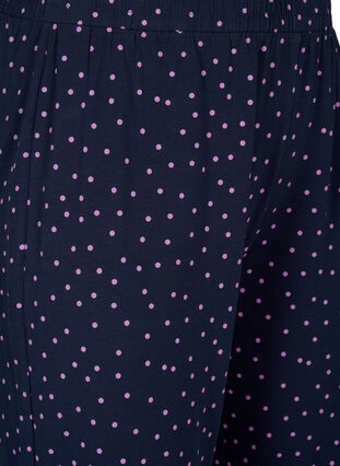 Pantalon de pyjama en coton avec imprimé, Night Sky Dot, Packshot image number 2