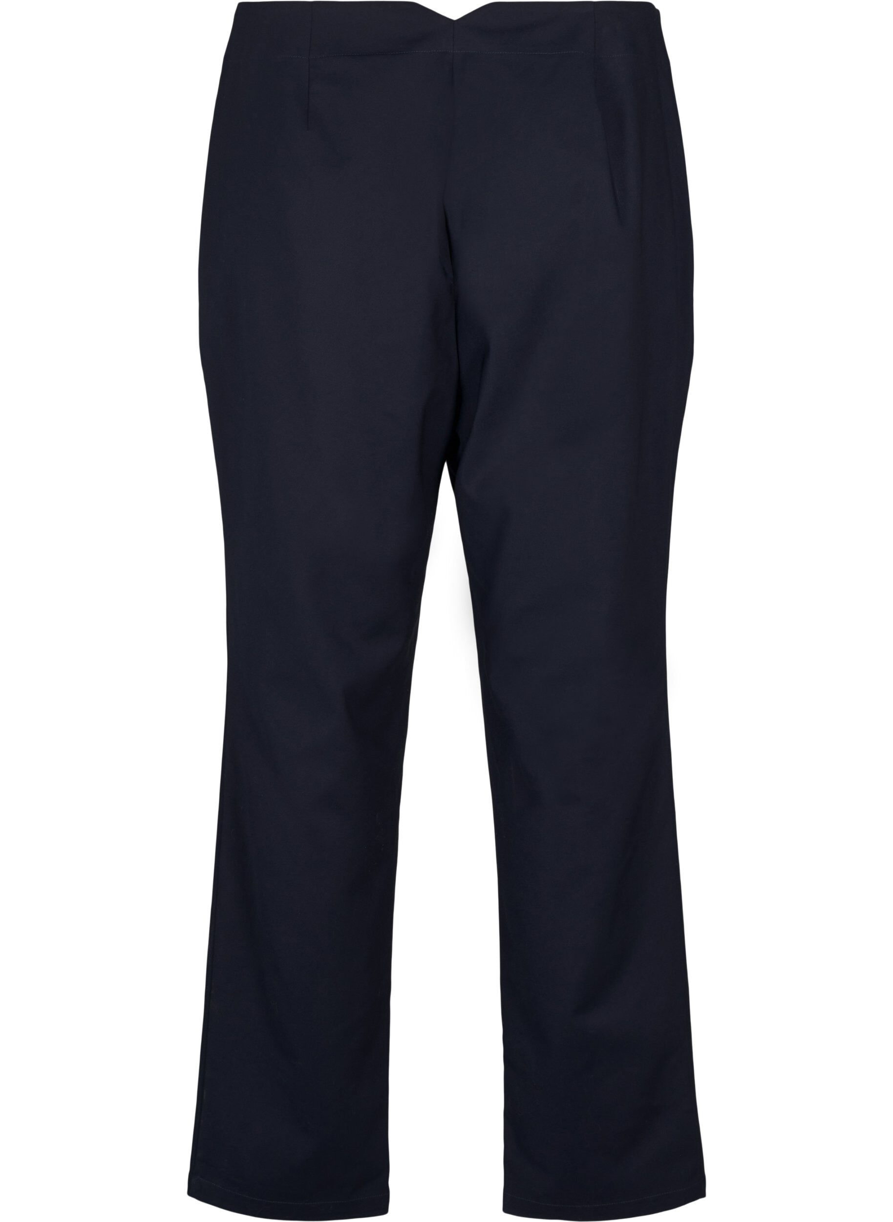 ZizziStraight fit broek met een hoge taille, Blauw, Packshot image number 1