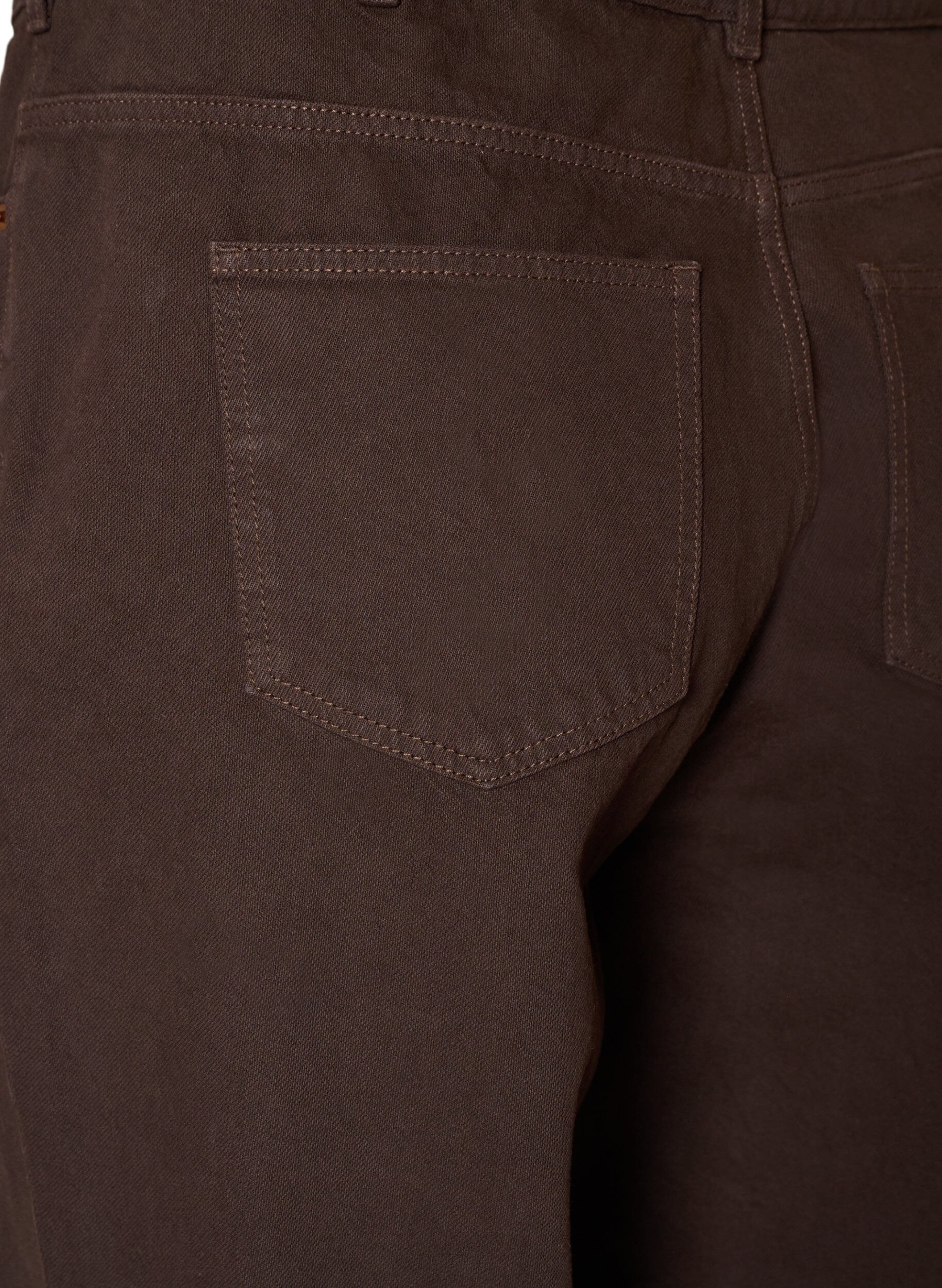 ZizziJean Kiana coupe droite de couleur, Marron, Packshot image number 3